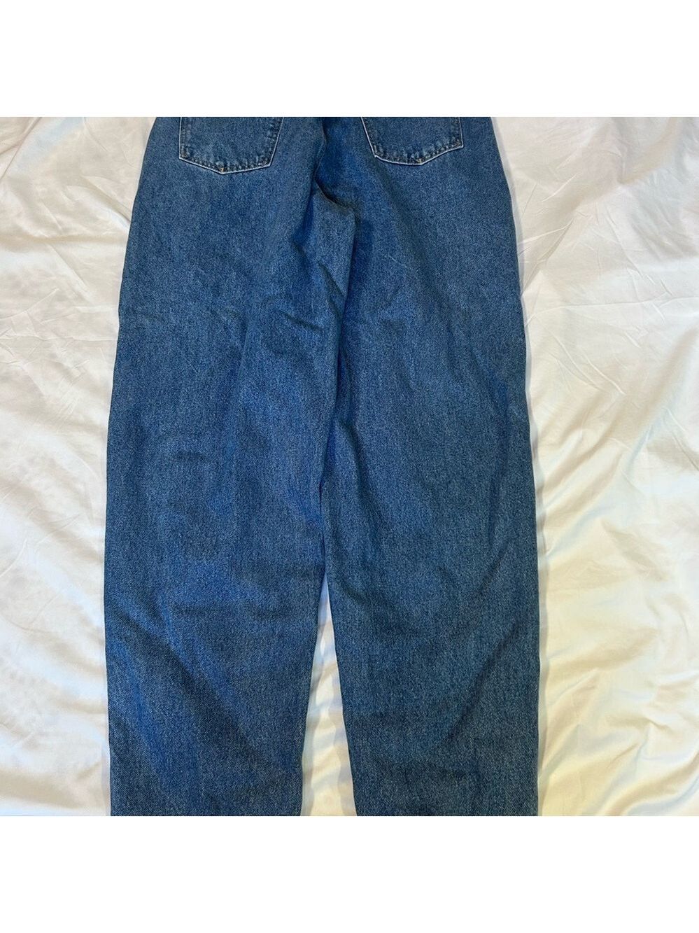 Vintage 90s Brittania Denim Jeans Waist Tapered Leg Womens Size 16 Pleated - Picture 9 of 11